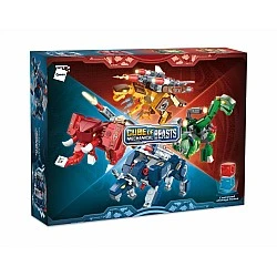 Κατασκευαστικό σετ Mechanical Beasts, κύβος με θωρακισμένα τέρατα, 177 κομμάτια