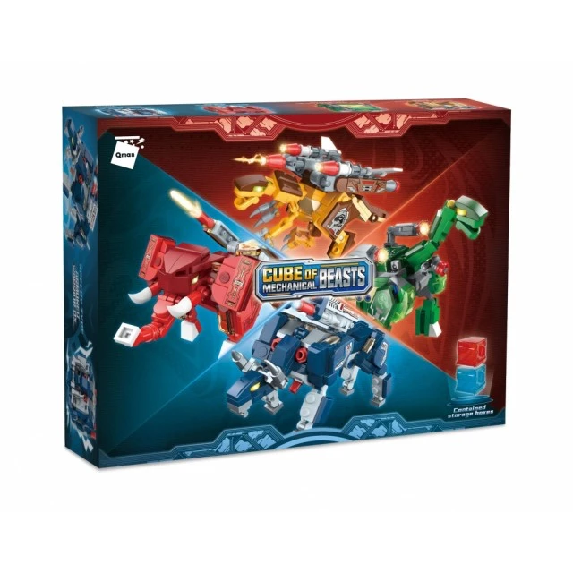 Κατασκευαστικό σετ Mechanical Beasts, κύβος με θωρακισμένα τέρατα, 177 κομμάτια