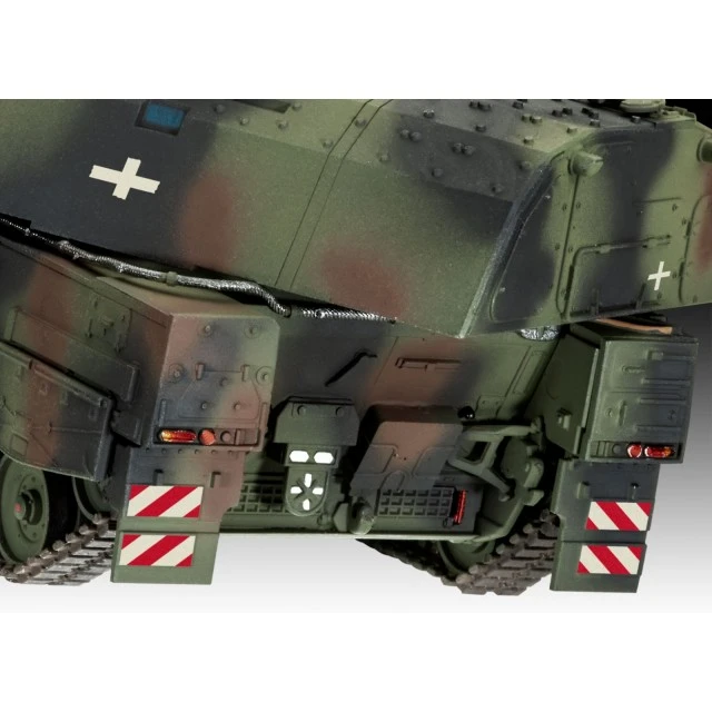 Συναρμολογημένο μοντέλο Panzerhaubitze 2000, 130 εξαρτήματα