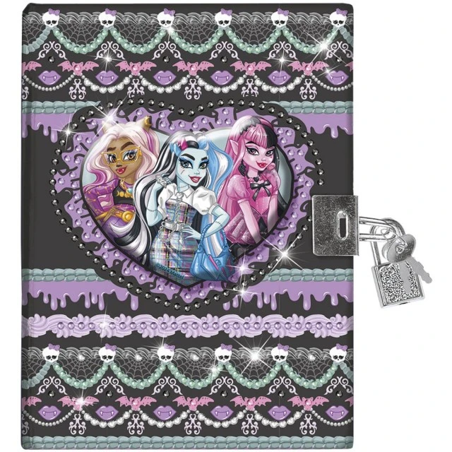 Δημιουργικό κιτ, Totum, Monster High, Διακοσμήστε το δικό σας μυστικό ημερολόγιο με διαμάντια