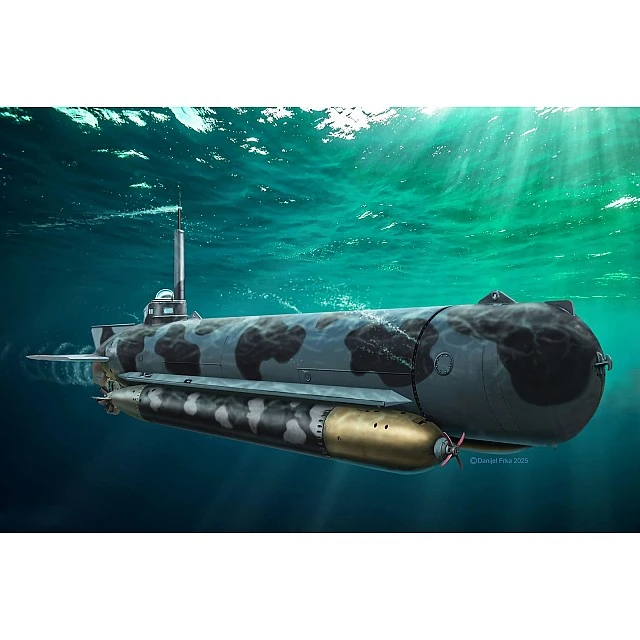 Μοντέλο συναρμολόγησης, Revell, γερμανικό μίνι υποβρύχιο Molch, 35 τεμάχια