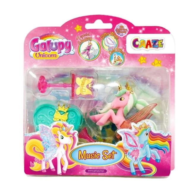 Μουσικό σετ Galupy Unicorn, 4 μέρη
