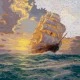 Κιτ δημιουργικού Ζωγραφική κατά αριθμό, Γενναίο ταξίδι, 30 x 30 cm