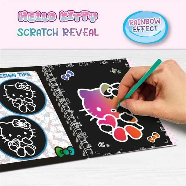 Δημιουργικό κιτ, Lisciani, Hello Kitty, Αποκάλυψη από το Ξυστό, Ξυστό βιβλίο