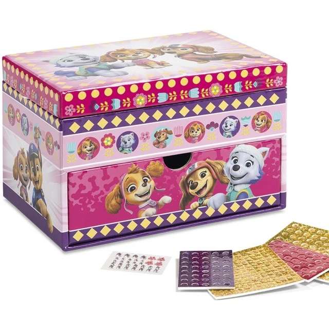 Δημιουργικό κιτ, Totum, Paw Patrol, Διακοσμήστε το δικό σας κουτί κοσμημάτων
