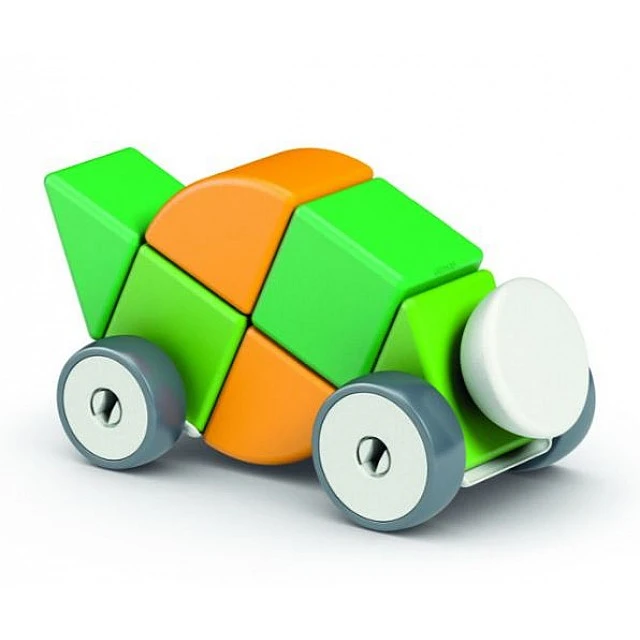 Μαγνητικός κατασκευαστής, Geomag, Magicube, 4 σχήματα και τροχοί, 13 μέρη