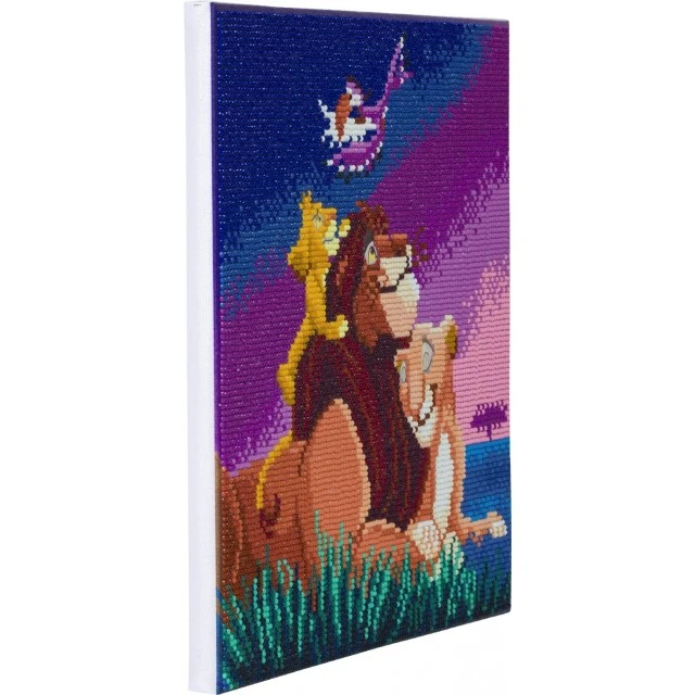 Σετ τέχνης με διαμάντια Lion King, 30 x 30 cm, 6 τεμάχια