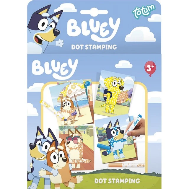Δημιουργικό σετ Bluey σφράγγισμα με τελείες 21 x 23.5 εκ.