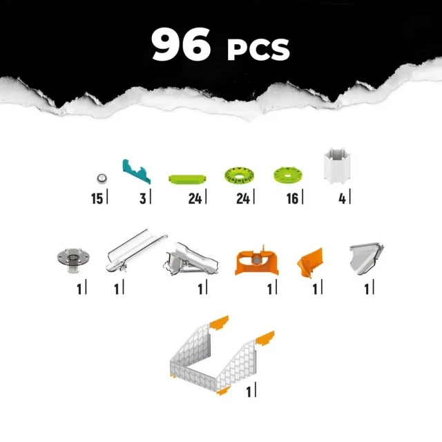 Mechanics 778 Challenge Magnetic Construction Set, 96 Τεμάχια
