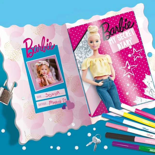 Δημιουργικό σετ, Lisciani, Barbie, Το μυστικό μου ημερολόγιο