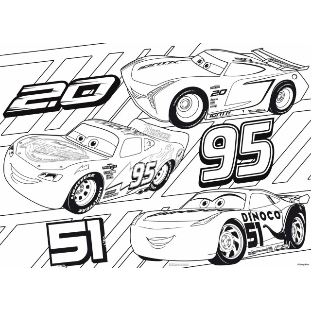 Παζλ, Lisciani, Cars 3, Challenge, Παζλ διπλής όψης 60 τεμαχίων