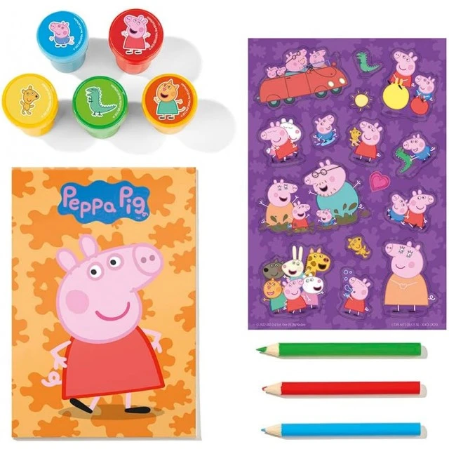 Δημιουργικό σετ, γραμματόσημα, Totum, Peppa Pig