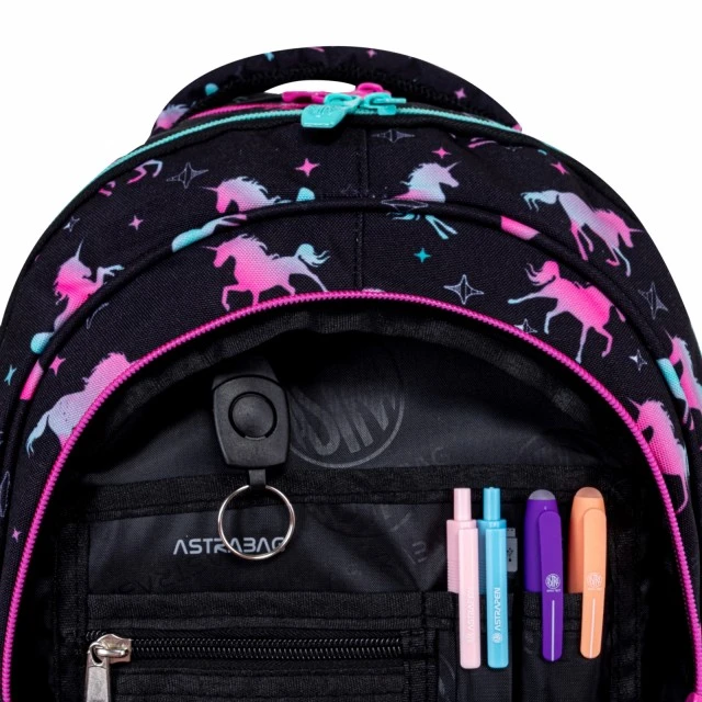 Σχολικό σακίδιο ASTRABAG Unicorn, AB300, 42 x 30 x 19 cm