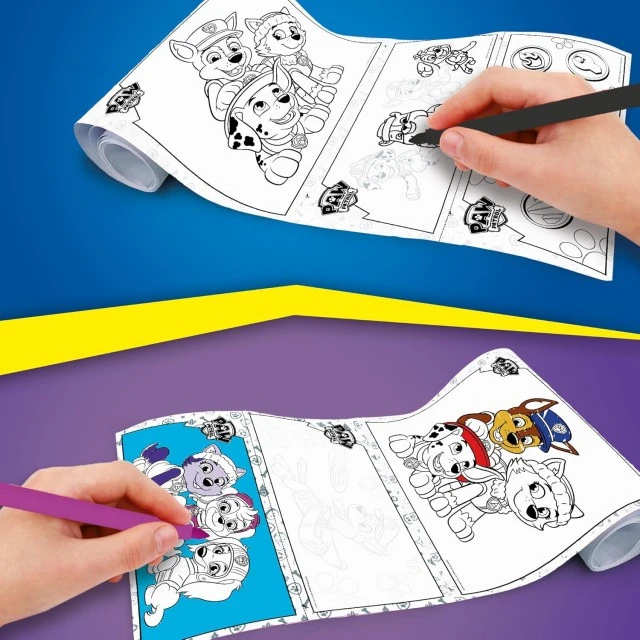 Σετ δημιουργικής δημιουργίας, Lisciani, Paw Patrol, Ρολό χρωματισμού και σχεδίασης