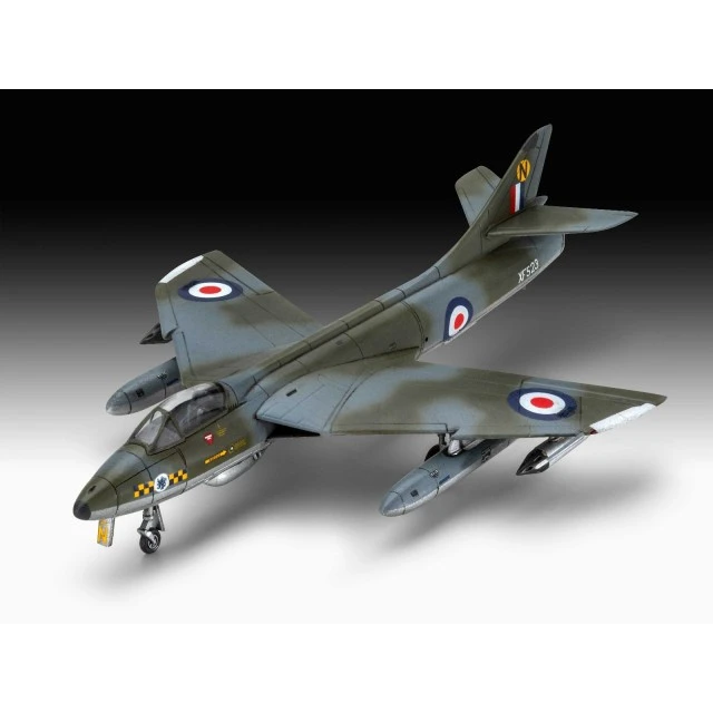 Συναρμολογημένο μοντέλο Airplane Hawker Hunter FGA.9