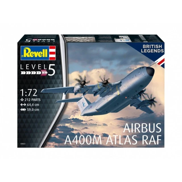 Μοντέλο για συναρμολόγηση British Legends Airbus A400M Atlas RAF, 212 τεμ.
