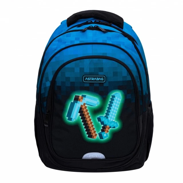 Σχολικό σακίδιο ASTRABAG Pixels, AB300, 42 x 30 x 19 cm