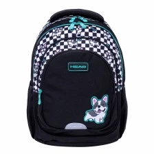 Σχολικό σακίδιο πλάτης, Κεφάλι, Χαριτωμένο κουτάβι, AB330, 39 x 28 x 15 εκ.