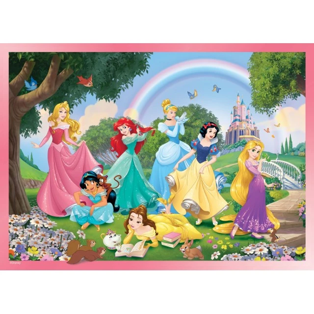 Παζλ, Lisciani, Princesses, Rainbow World, Παζλ διπλής όψης 108 τεμαχίων