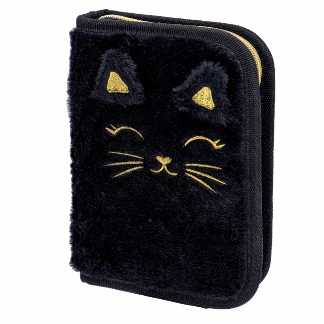 Μονό νεσεσέρ με αξεσουάρ, Astra, Fluffy black kitten, AC11, 20 x 14 x 3,5 cm