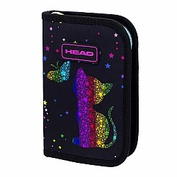 Μονό νεσεσέρ χωρίς αξεσουάρ, Head, χρυσό εφέ γατακιού, AC1, 20 x 14 x 3,5 cm