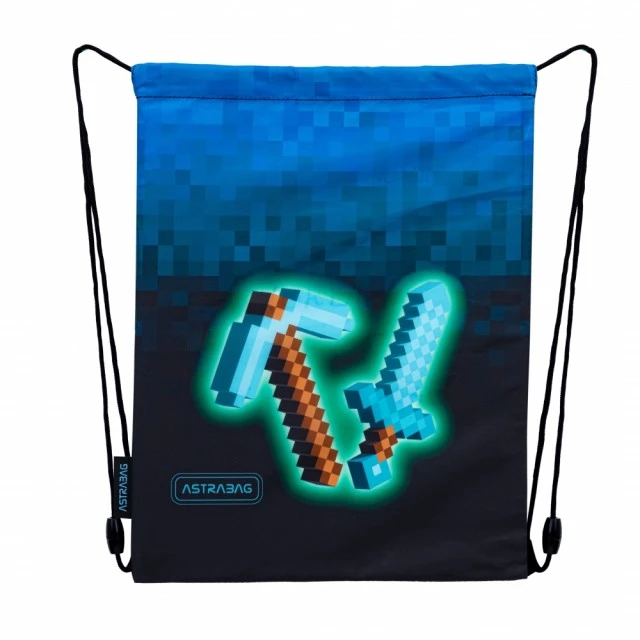 Αθλητική ομαδική τσάντα ASTRABAG Pixels, AD1, 40 × 33 cm