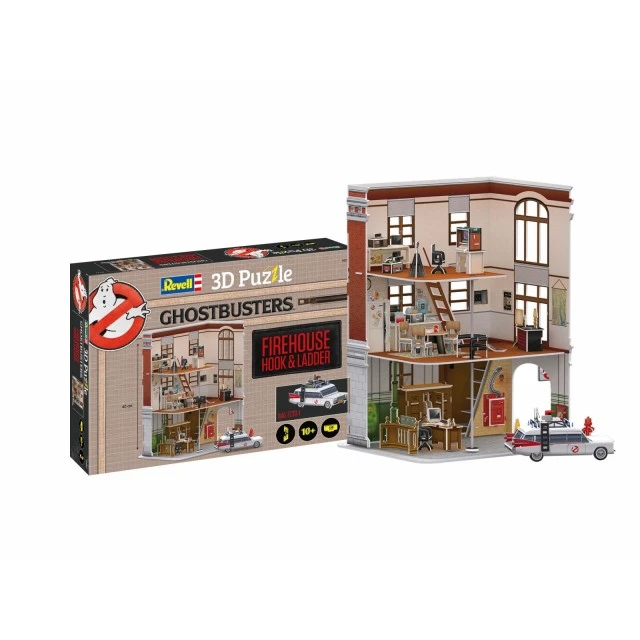 Παζλ Ghostbusters Πυροσβεστικός σταθμός 3D, 130 κομμάτια