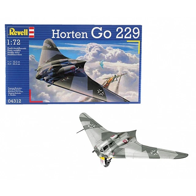 Μοντέλο συναρμολόγησης, Revell, μαχητικό Horten Go 229, 70 ανταλλακτικά