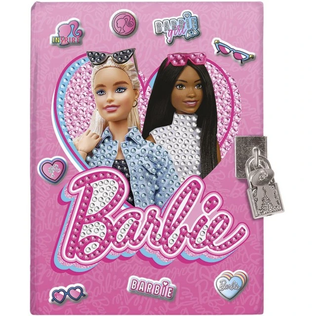 Δημιουργικό κιτ, Totum, Barbie, Διακοσμήστε το δικό σας μυστικό ημερολόγιο με διαμάντια