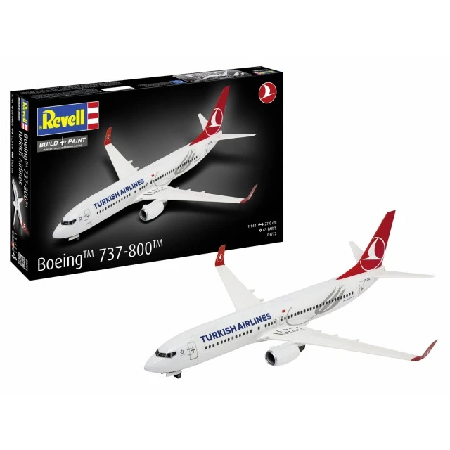 Μοντέλο συναρμολόγησης, Revell, Αεροπλάνο Boeing 737-800 Turkish Airlines, 63 ανταλλακτικά