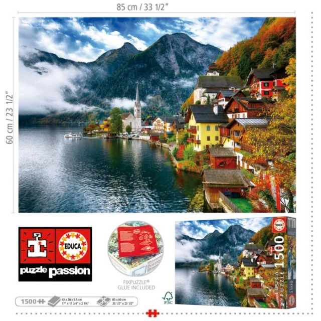 Παζλ Hallstatt Αυστρία 1500 κομμάτια