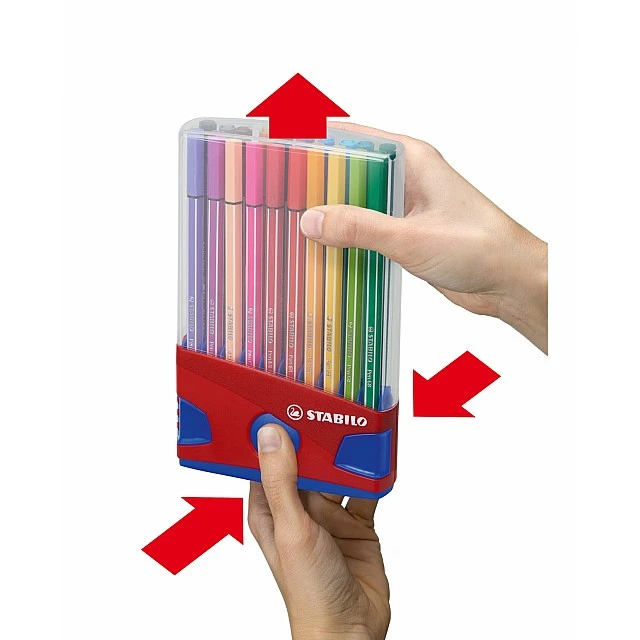 Σετ μαρκαδόρων, Stabilo, Στυλό 68 Color Parade ST6820-04 κουτί σκούρο μπλε, 20 χρώματα
