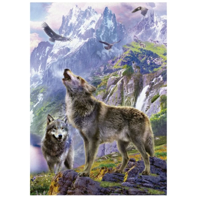 Παζλ, Educa, Wolves of the Rocks, 500 κομμάτια