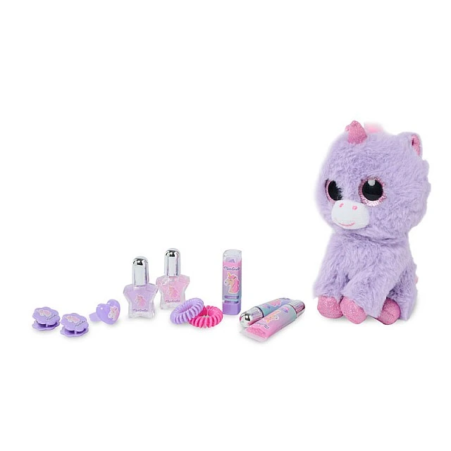 Σετ καλλυντικών με λούτρινο παιχνίδι Little Unicorn, 11 τεμαχίων