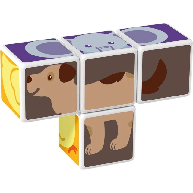 Magicube Magnetic Construction Set, Animals and Cards 132, 11 Pieces