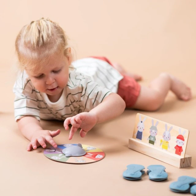 Εκπαιδευτικό παιχνίδι, Taf Toys, Το πρώτο μου μπίνγκο, Λαγουδάκι