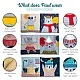 Απαλό αισθητηριακό βιβλίο What Paul is wears, 15 x 15 cm