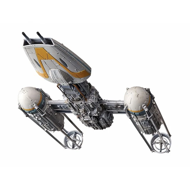 Bandai Star Wars Y-Wing Starfighter μοντέλο με δυνατότητα κατασκευής με εύκολο κλικ, 89 εξαρτήματα