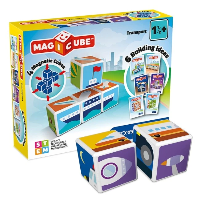 Magicube Magnetic Building Block, Vehicles and Maps 131, 11 Pieces
