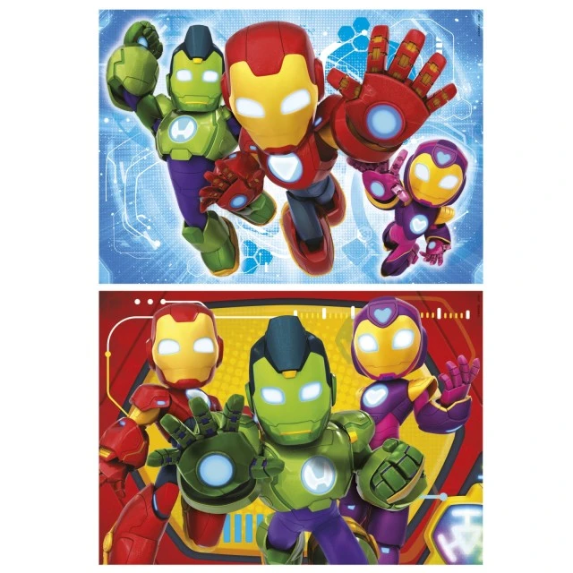 Παζλ, Educa, Iron Man και οι φίλοι του 2 σε 1, 2 x 48 κομμάτια