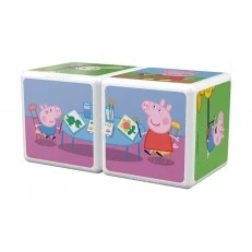 Σετ μαγνητικής κατασκευής Magicube, A day with Peppa Pig 048, 2 μέρη