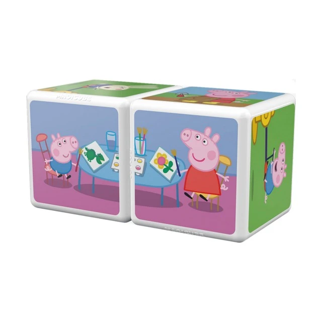 Σετ μαγνητικής κατασκευής Magicube, A day with Peppa Pig 048, 2 μέρη