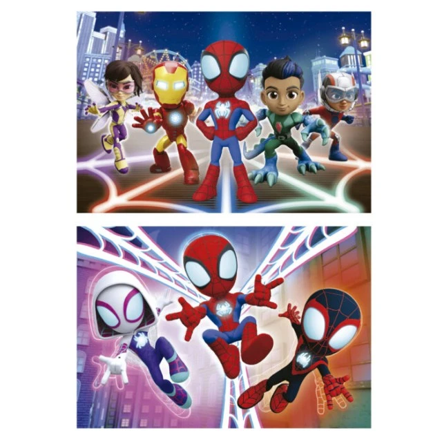 Ο Educa Spidey and his Amazing Friends Wooden Puzzle 2 x 16 Pieces