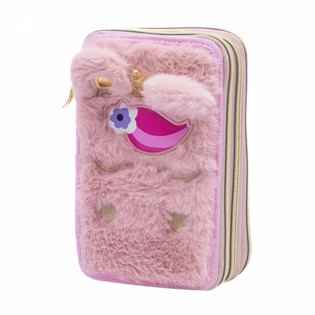 Τριπλή νεσεσέρ με αξεσουάρ ASTRABAG Fluffy unicorn, AC31, 20,5 x 13 x 6 cm