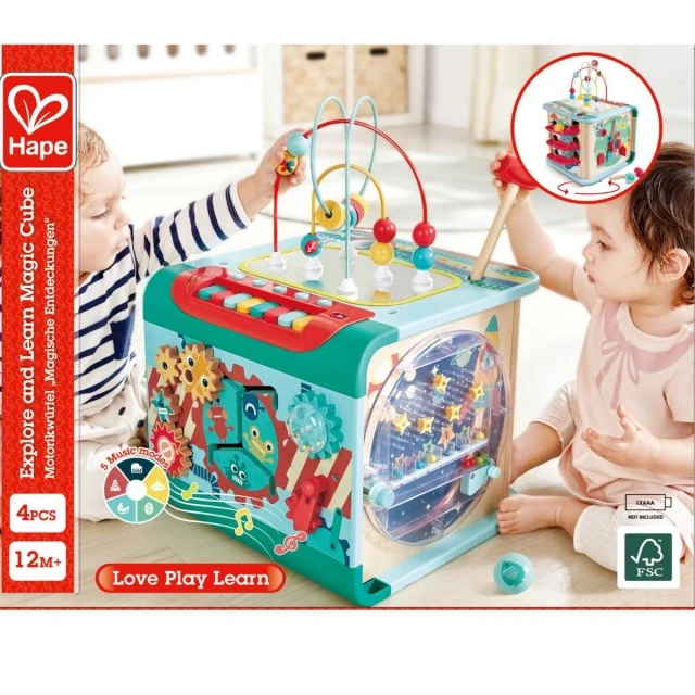 Διαδραστικό παιχνίδι, Hape, Magic Music Cube 4 σε 1