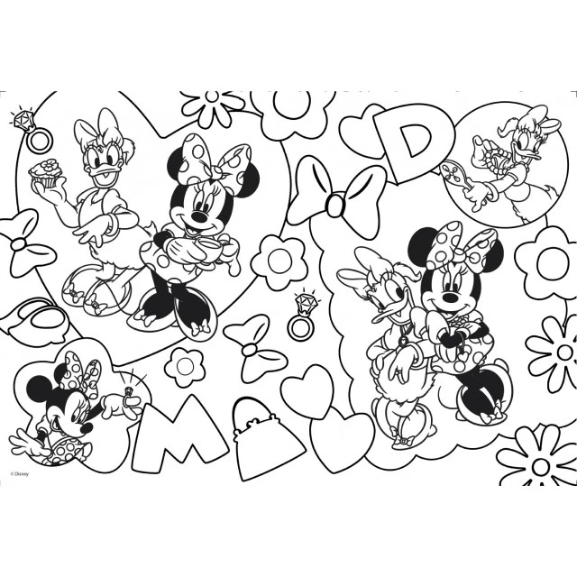 Παζλ, Lisciani, Minnie Mouse, Παζλ διπλής όψης 2 x 24 τεμαχίων