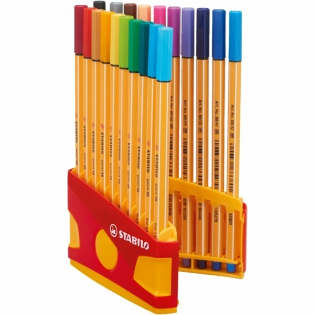 Σετ στυλό, Stabilo, Point 88 Color Parade ST8820-031, 20 χρώματα