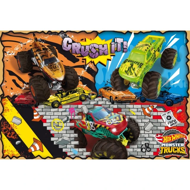 Παζλ, Lisciani, Hot Wheels, 2 x 60 τεμάχια