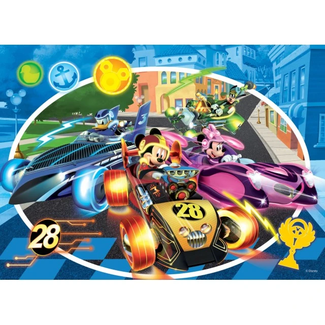 Παζλ, Lisciani, Mickey, Παζλ διπλής όψης 24 τεμαχίων