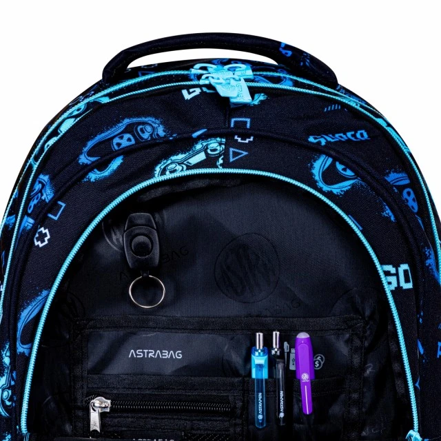 Σχολικό σακίδιο ASTRABAG Θα παίξω, AB300, 42 x 30 x 19 cm